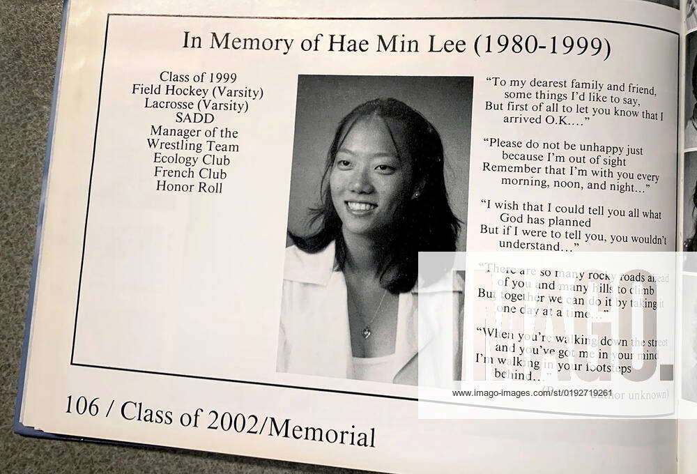 October 20, 2022 A tribute to Hae Min Lee, class of 1999, in a