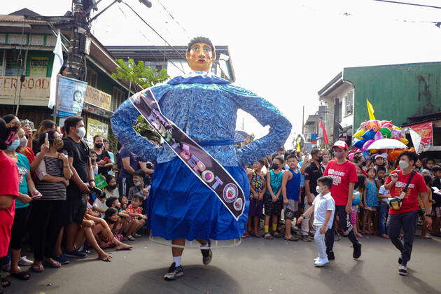 Angono, Rizal, Philippines: The parade of the giant puppets in the art ...