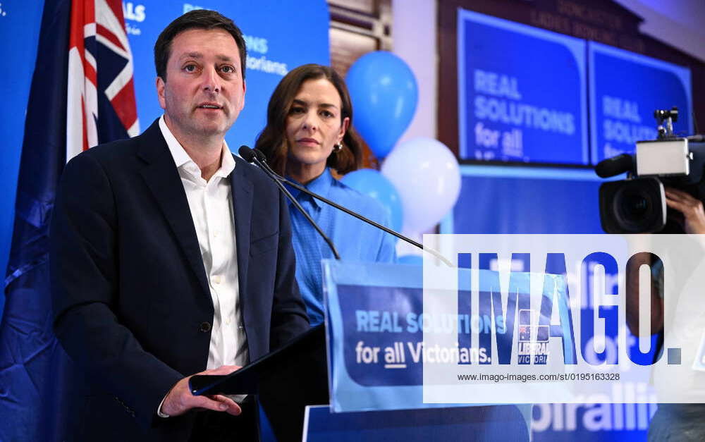 Vic Election22 Liberal Reception Victorian Opposition Leader Matthew