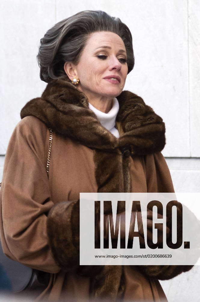 Naomi Watts bei den Dreharbeiten zur FX Miniserie Feud: Capote s Women