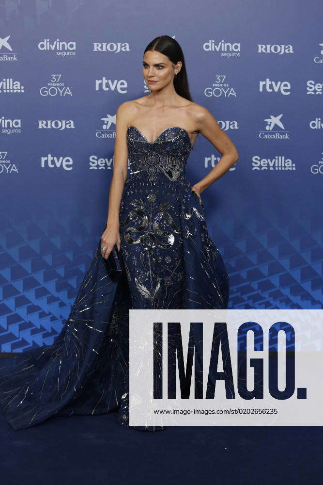 Goya Awards 2023 Amaia Salamanca attends the red carpet at the Goya