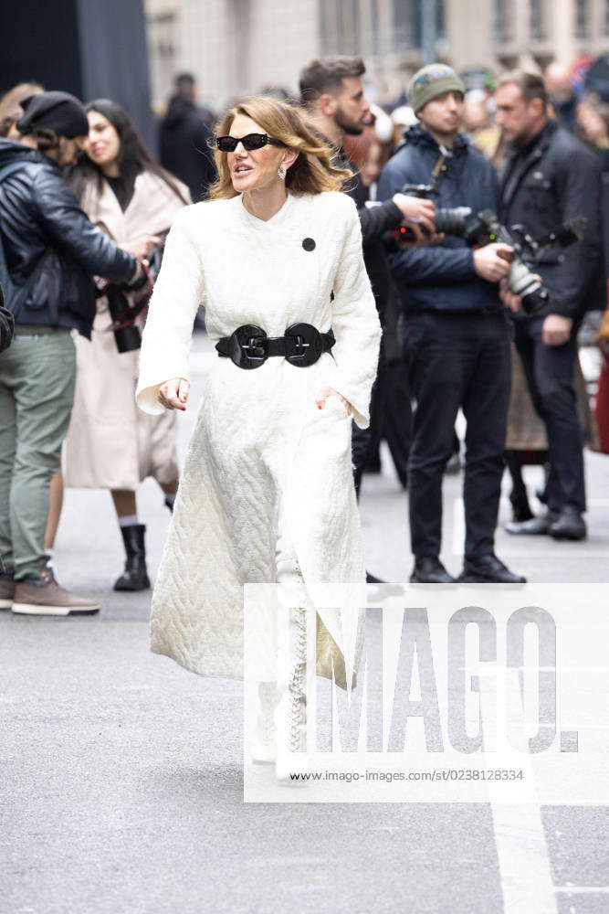 February 26 2023 Milano Italy Anna Dello Russo is seen on the