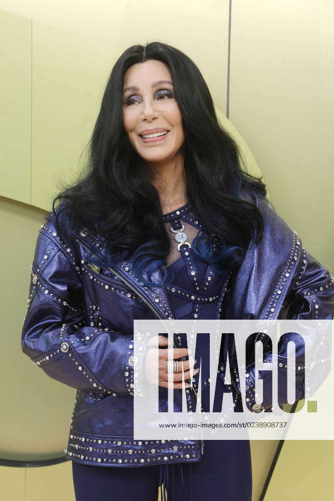 LOS ANGELES, CA - MARCH 9: Cher at the Versace Los Angeles Fashion Week
