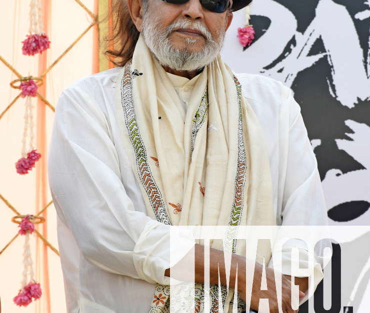 Mumbai, India. 14th Apr, 2023. Bollywood actor Mithun Chakraborty seen  during the curtain raiser event of his upcoming film 'Bad Boy' in Mumbai.  The film will be released in theaters on 28th