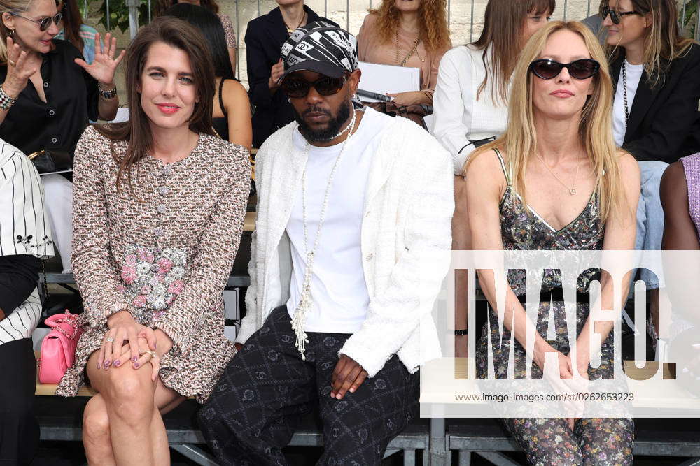 PFW Chanel Front Row Charlotte Casiraghi Kendrick Lamar and