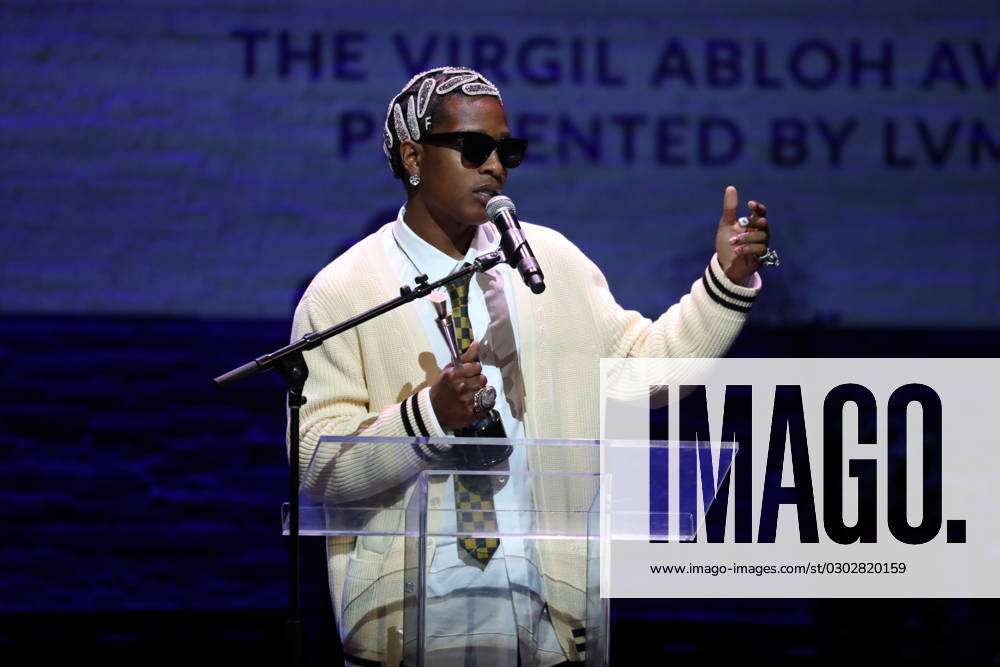 A$AP Rocky recieves the Virgil Abloh Award during the 16th Annual