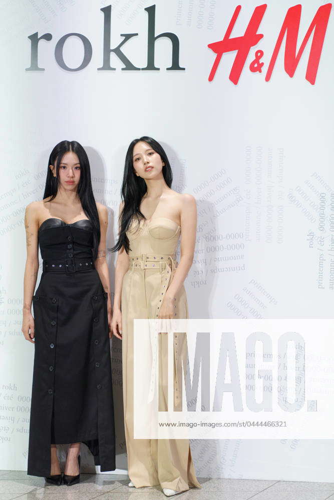 Rokh H&M photocall SEOUL, SOUTH KOREA, APR 12: South Korean singer  