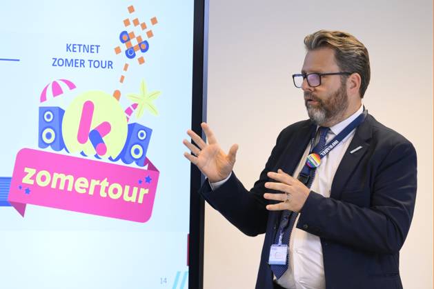 PC Infrabel BRUSSELS, BELGIUM - MAY 16: : Benoit Gilson, CEO Infrabel ...
