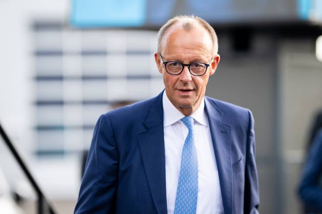 CDU THÜRINGEN LANDTAGSWAHLKAMPF 21 08 2024 - Erfurt: Der Bundesvorsitzende der CDU, Friedrich Merz