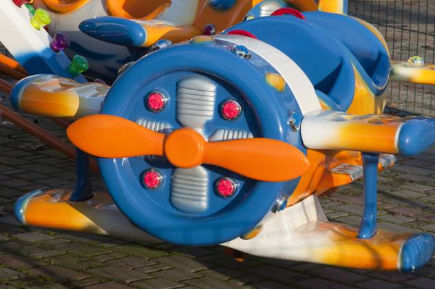 Plane photo in children s park of entertainment. High resolution image ...