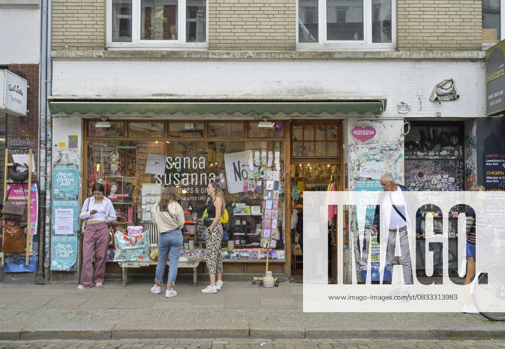 Einrichtungsgeschäft Santa Susanna, Straßenszene, Schanzenviertel, Hamburg