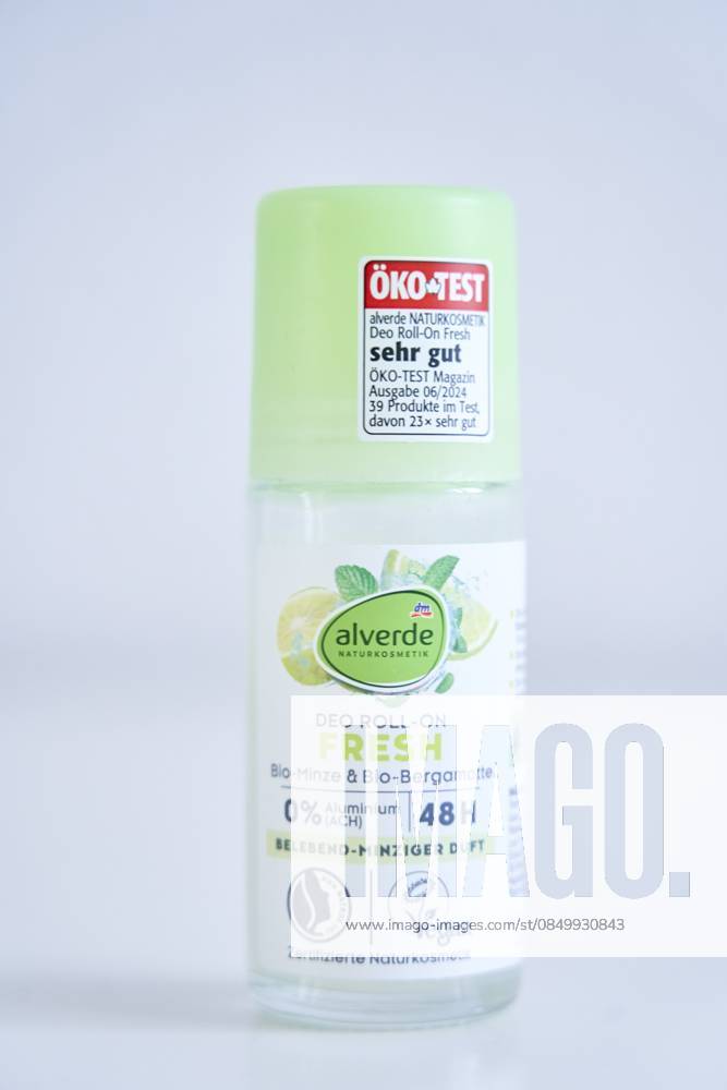 Deo Roll-On, Deo Roller von Alverde Naturkosmetik gekauft bei DM Drogerie Markt, Bio-Minze