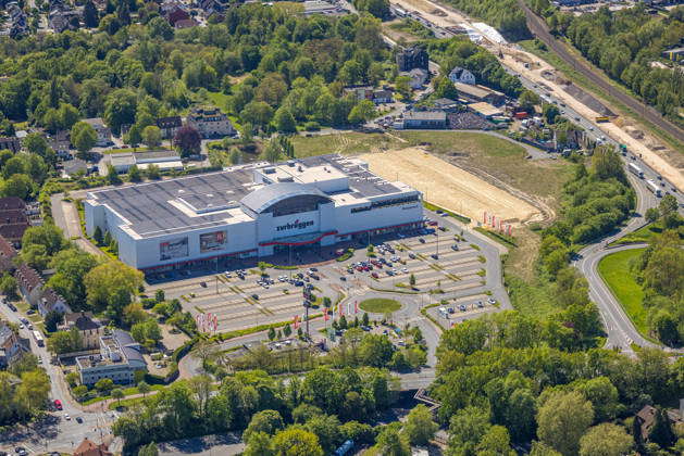 Luftbild, Zurbrüggen Wohn-Zentrum Herne, Herne-Süd, Herne, Ruhrgebiet, Nordrhein-Westfalen