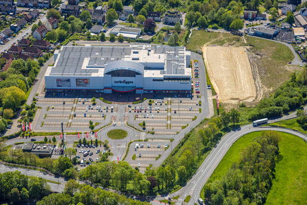 Luftbild, Zurbrüggen Wohn-Zentrum Herne, Herne-Süd, Herne, Ruhrgebiet, Nordrhein-Westfalen