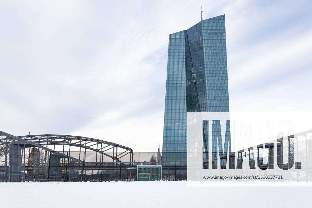 Die Europäische Zentralbank im Schnee (18.01.2024)