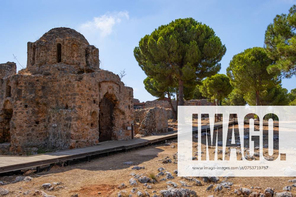 Die Içkale Kirche in der Burg von Alanya (09.08.2024)