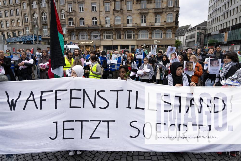 Pro-Palästina-Demo in Frankfurt am Main (07.10.2024)