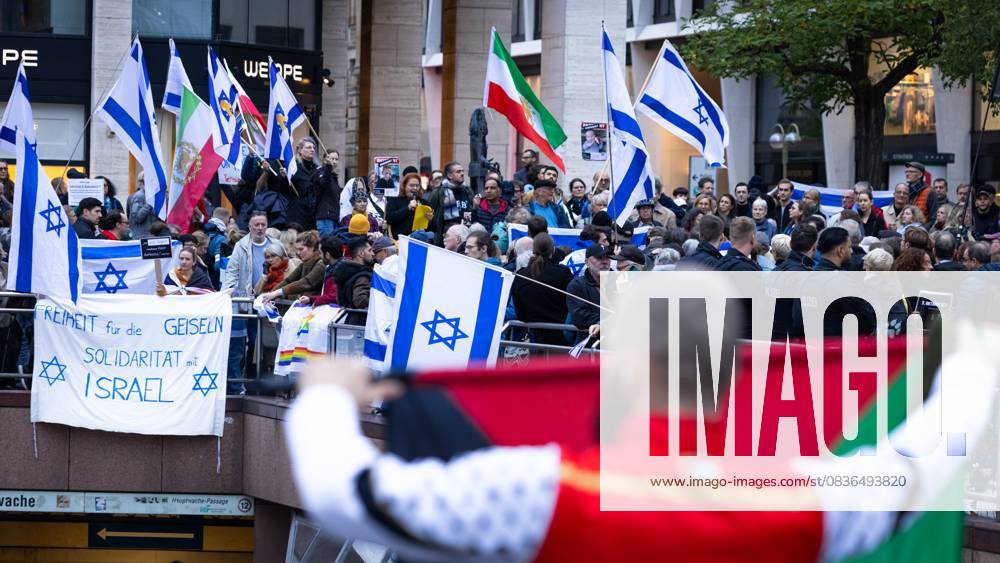 Nahostkonflikt - Mahnwache in Frankfurt (07.10.2025)