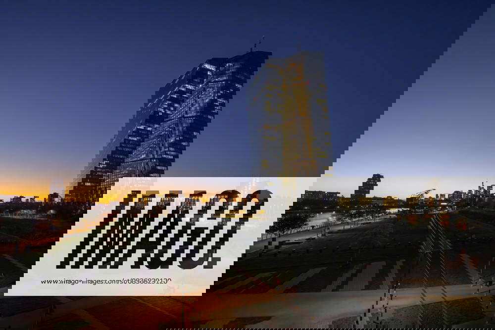 Die EZB und die Frankfurter Skyline (10.10.2025)