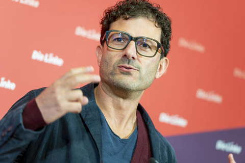 Berlin, Die Linke press conference