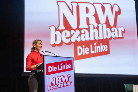 NRW, Landesvertreterversammlung LVV der Linken in Hagen