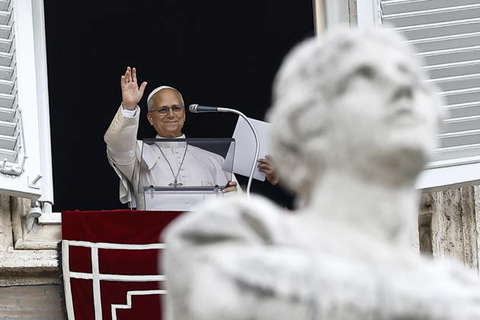 Vatikan, Papst Leo XIV. spricht Angelusgebet