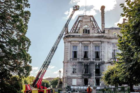 Frankreich, Schäden nach gewaltsamen Protesten in Limoges